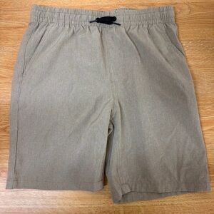 Quiksilver Men's Elastic-Waist Shorts in Khaki